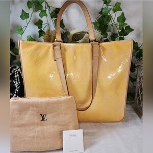 Authentic Louis Vuitton Columbus Vernis Bag with Dust Bag